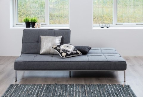 SOFA RÓŻOWA LUVIANA, GLAMOUR, TAPICEROWANA, METALOWY STELAŻ, DO SALONU
