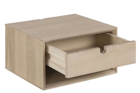 SZAFKA NOCNA LOFT, DĄB, DO SYPIALNI, DO POKOJU, PODWIESZNA, Z SZUFLADĄ