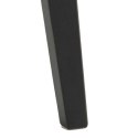 STÓŁ OKRĄGŁY ESSENZA, CZARNY, DĘBOWY FORNIR, MINIMALISTYCZNY, LOFT, SALON