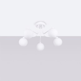 LAMPA SUFITOWA ŻYRANDOL LUMINOS, KINKIET, CZARNA, BIAŁA, LOFT, DO SALONU