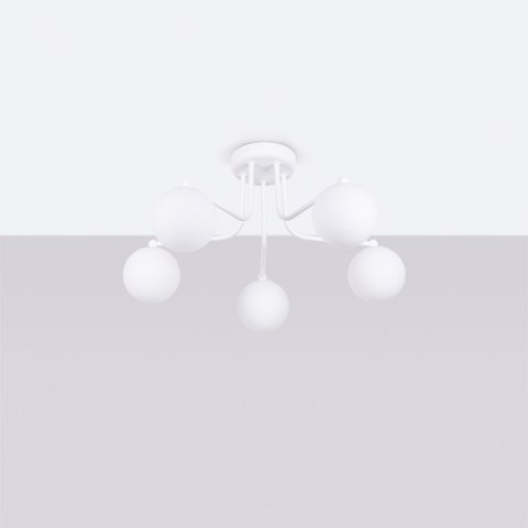 LAMPA SUFITOWA ŻYRANDOL LUMINOS, KINKIET, CZARNA, BIAŁA, LOFT, DO SALONU