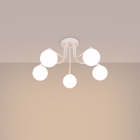 LAMPA SUFITOWA ŻYRANDOL LUMINOS, KINKIET, CZARNA, BIAŁA, LOFT, DO SALONU