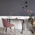 Krzesło Geneve różowe VIC/ złote