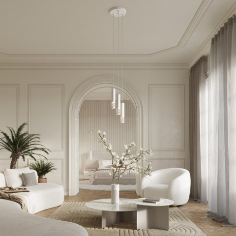 Lampa wisząca LIRO 3P biały