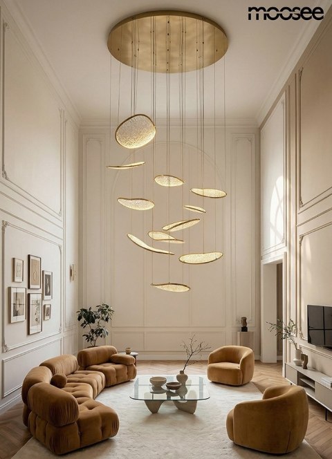 MOOSEE lampa wisząca MEDUSA złota