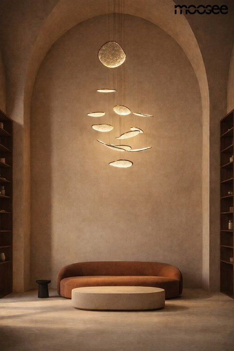 MOOSEE lampa wisząca MEDUSA złota
