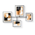 UMBRA zestaw 4 ramek na zdjęcia FLUTE WALL czarny