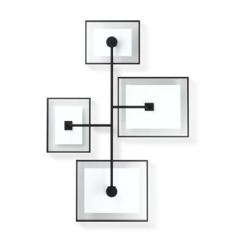 UMBRA zestaw 4 ramek na zdjęcia FLUTE WALL czarny