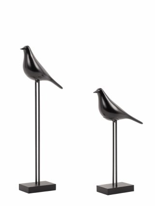 Zestaw 2 dekoracji SHP BIRDY czarna