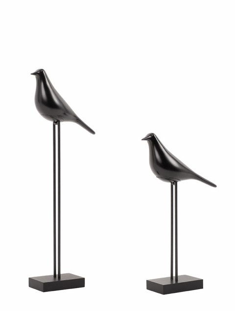 Zestaw 2 dekoracji SHP BIRDY czarna