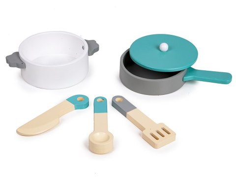 KUCHNIA DREWNIANA DLA DZIECI CUCINA ECOTOYS, DUŻA, PRALKA, LODÓWKA, ZESTAW