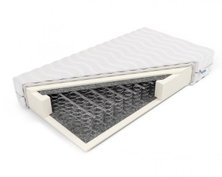 MATERAC SPRĘŻYNOWY BONELLOWY LUMINOS H2, 16CM, PIANKA, 10 LAT GWARANCJI