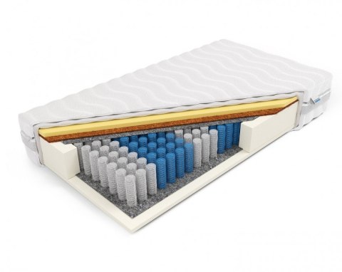 MATERAC KIESZENIOWY SOMNIA, 7 STREF, MEMORY, KOKOS, H2, POCKET, WYGODNY