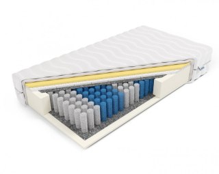 MATERAC KIESZENIOWY POCKET AURAE, LATEKS, PIANKA MEMORY, H1 H2, 7 STREF
