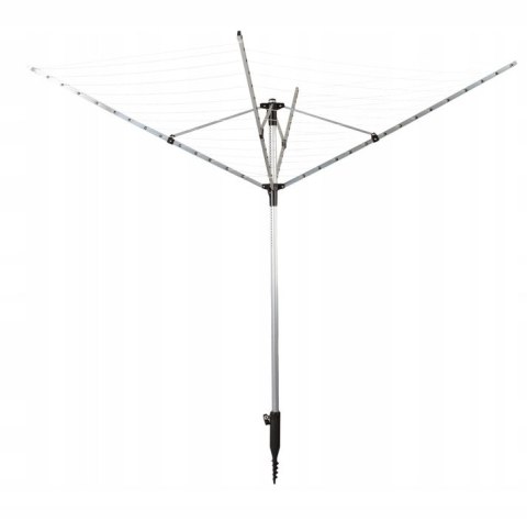 SUSZARKA OGRODOWA NA PRANIE AERIOLA, 60M, ALUMINIUM, KOTWA, POKROWIEC
