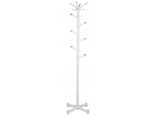 WIESZAK NA UBRANIA STOJĄCY LUMINA, BIAŁY, METALOWY, DO PRZEDPOKOJU, 180 CM