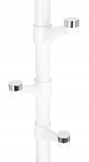 WIESZAK NA UBRANIA STOJĄCY LUMINA, BIAŁY, METALOWY, DO PRZEDPOKOJU, 180 CM