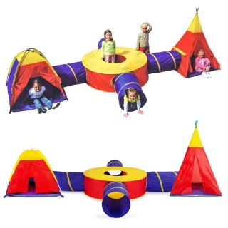 NAMIOT DLA DZIECI AVENTIS, ZESTAW 7W1, TUNELE, TIPI, IGLO, PLAC ZABAW, DOM