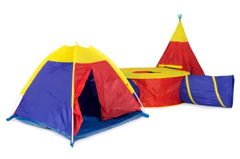 NAMIOT DLA DZIECI AVENTIS, ZESTAW 7W1, TUNELE, TIPI, IGLO, PLAC ZABAW, DOM