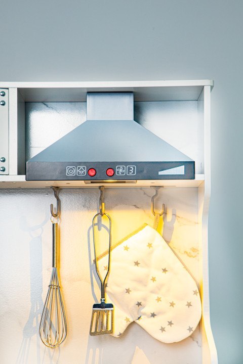 KUCHNIA DREWNIANA DLA DZIECI CUCINA, ŚWIATŁO, DŹWIĘK, AKCESORIA, ECOTOYS
