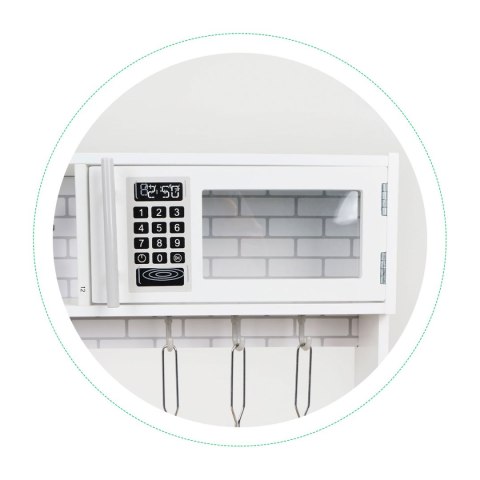 KUCHNIA DREWNIANA DLA DZIECI, CULINARA, ECOTOYS, LED, METALOWE AKCESORIA