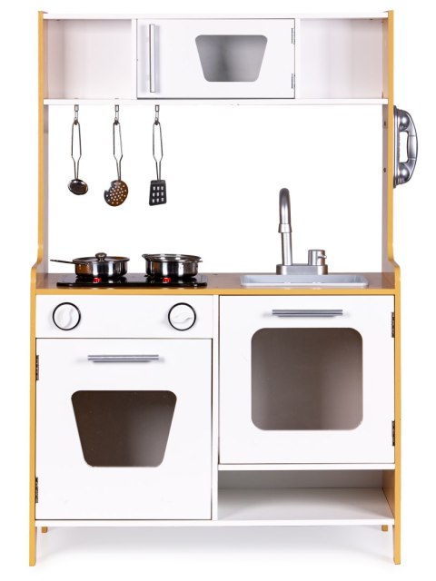 KUCHNIA DREWNIANA DLA DZIECI CUCINA, ŚWIATŁO, DŹWIĘK, AKCESORIA, ECOTOYS