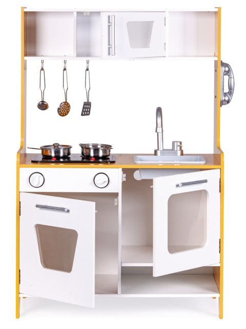 KUCHNIA DREWNIANA DLA DZIECI CUCINA, ŚWIATŁO, DŹWIĘK, AKCESORIA, ECOTOYS