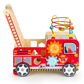 PCHACZ DREWNIANY CHODZIK, WÓZ STRAŻACKI, SORTER, ECOTOYS, EDUKACJA, VALENTE