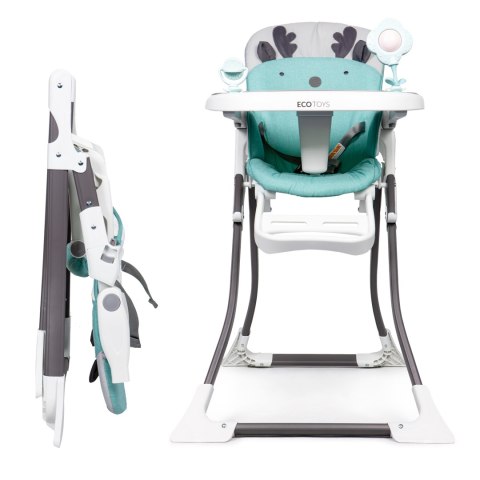 KRZESŁO DO KARMIENIA ECOTOYS FIDUCIA, NOWOCZESNE, DO JADALNI, KUCHNI, SALON
