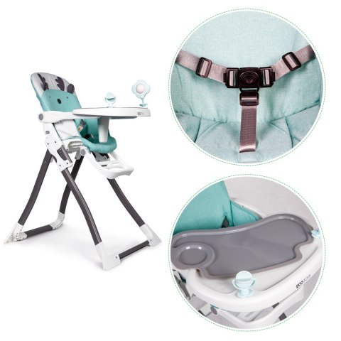 KRZESŁO DO KARMIENIA ECOTOYS FIDUCIA, NOWOCZESNE, DO JADALNI, KUCHNI, SALON