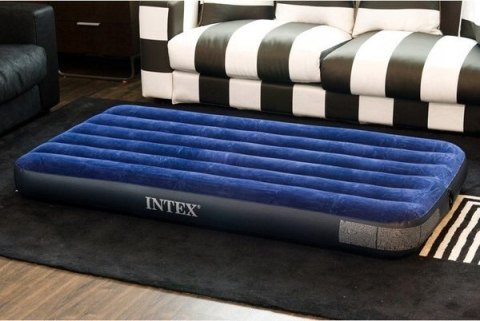 MATERAC DMUCHANY INTEX SOMNIA, 1-OSOBOWY, WELUROWY, 191X76X25 CM, BIWAK