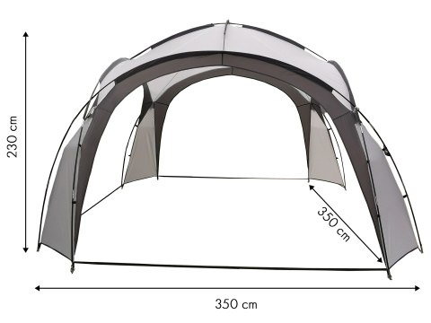 NAMIOT OGRODOWY EVENTOWY APERTA, PAWILON, 350X350 CM, MULTIGARDEN, STABILNY