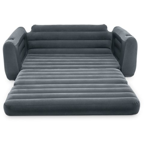 SOFA DMUCHANA ROZKŁADANA AERIOVA, INTEX, KANAPA, MATERAC 2-OSOBOWY, WELUR