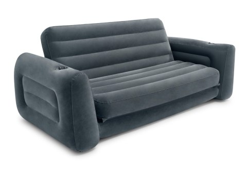 SOFA DMUCHANA ROZKŁADANA AERIOVA, INTEX, KANAPA, MATERAC 2-OSOBOWY, WELUR