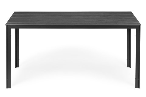 STÓŁ OGRODOWY TERRANO, 156X78 CM, POLYWOOD, SZARY, TARASOWY, DUŻY, 6 OSÓB