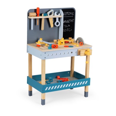 WARSZTAT DREWNIANY DLA DZIECI ARTIGIANO, NARZĘDZIA, ECOTOYS, EDUKACYJNY