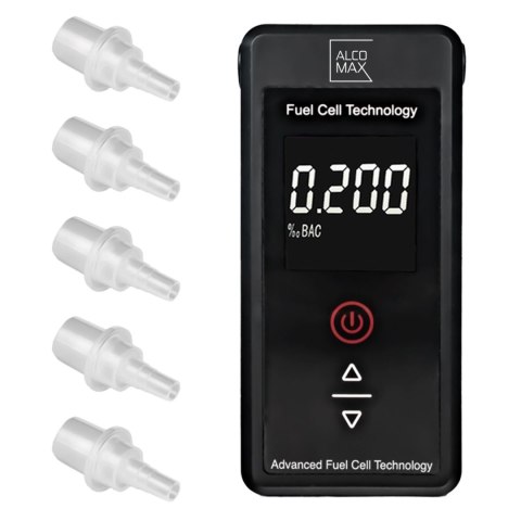 ALKOMAT ELEKTROCHEMICZNY VISIO, SENSOR PLATYNOWY, 5000 POMIARÓW, 5 USTNIKÓW