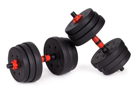 HANTLE REGULOWANE 20KG ZESTAW 2X10KG, SZTANGA, ASCENDO, FITNESS, TRENING