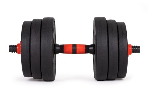 HANTLE REGULOWANE 20KG ZESTAW 2X10KG, SZTANGA, ASCENDO, FITNESS, TRENING