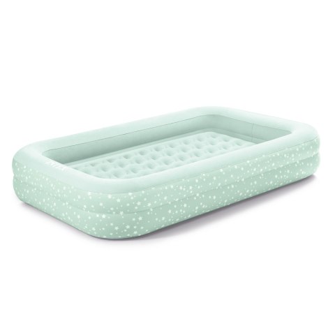 MATERAC DMUCHANY DLA DZIECKA, INTEX NOMADA, POMPKA, WELUR, 168X107X25 CM