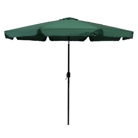 PARASOL OGRODOWY 3M, AEGIS, SKOŚNY TILT, KORBKA, ZIELONY, DUŻY, TARAS