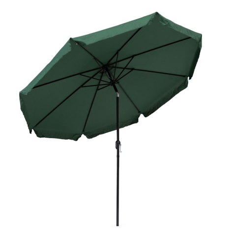 PARASOL OGRODOWY 3M, AEGIS, SKOŚNY TILT, KORBKA, ZIELONY, DUŻY, TARAS
