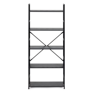 REGAŁ NA KSIĄŻKI STRUKTURA, 5 PÓŁEK, LOFT, INDUSTRIALNY, DO SALONU, BIUROWY