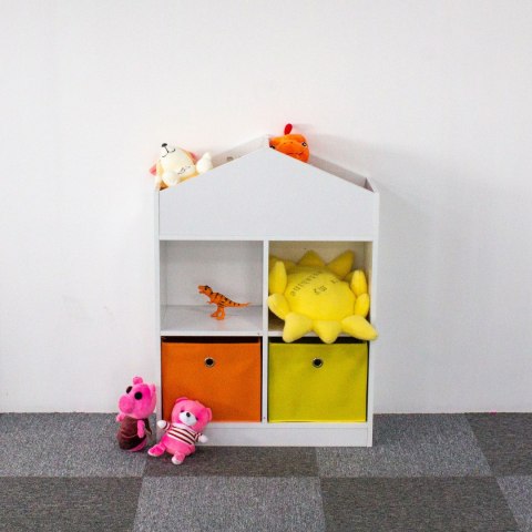 REGAŁ SZAFKA PÓŁKA NA KSIĄŻKI, BIAŁY, DOMEK, DO POKOJU, CUSTODIA, 90 CM