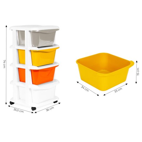 REGAŁ MOVIDA, SZAFKA, BIAŁY, NA KSIĄŻKI, DO SALONU, PÓŁKA, 74 CM, BIUROWY