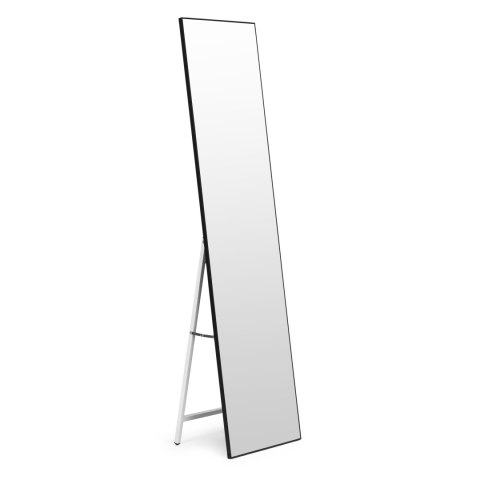 LUSTRO STOJĄCE AETHEL 160X40 CM, CZARNA RAMA, LOFT, MODERN HOME, GARDEROBA