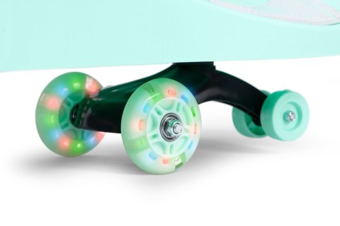 JEŹDZIK GRAWITACYJNY VELOCITA, ECOTOYS, ŚWIECĄCE KOŁA LED, KAUCZUK, ZIELONY