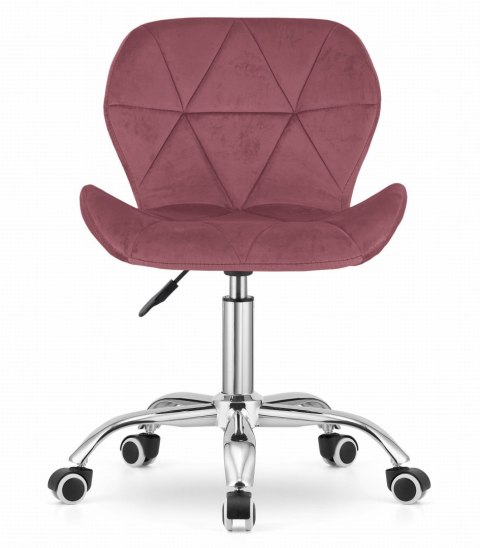 KRZESŁO OBROTOWE ERGONA, WELUROWE, VELVET, TAPICEROWANE, DO SALONU, GLAMOUR