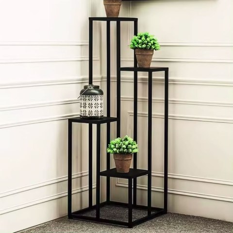 KWIETNIK REGAŁ AETHEL, PÓŁKA NA KWIATY, LOFT, INDUSTRIALNY, DO SALONU, CM