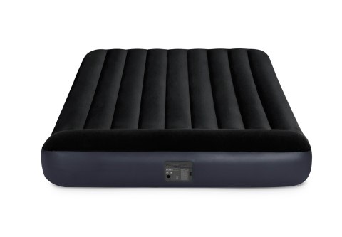 MATERAC DMUCHANY 2-OSOBOWY INTEX ALVEO, POMPKA ELEKTRYCZNA, 203X152X25 CM